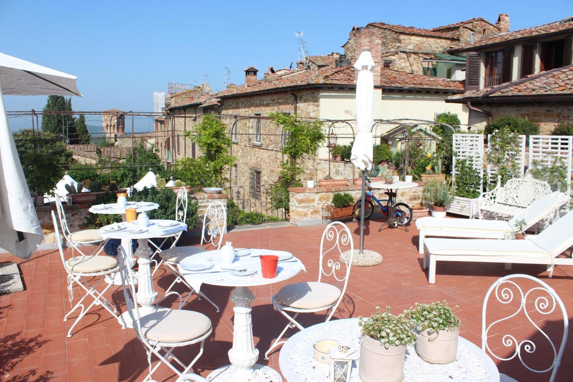 Le Terrazze Del Chianti B&B Residenza D'Epoca E Di Charme San Donato in Poggio Exteriör bild