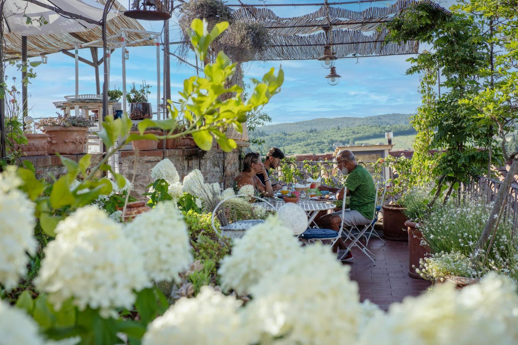 Le Terrazze Del Chianti B&B Residenza D'Epoca E Di Charme San Donato in Poggio Exteriör bild
