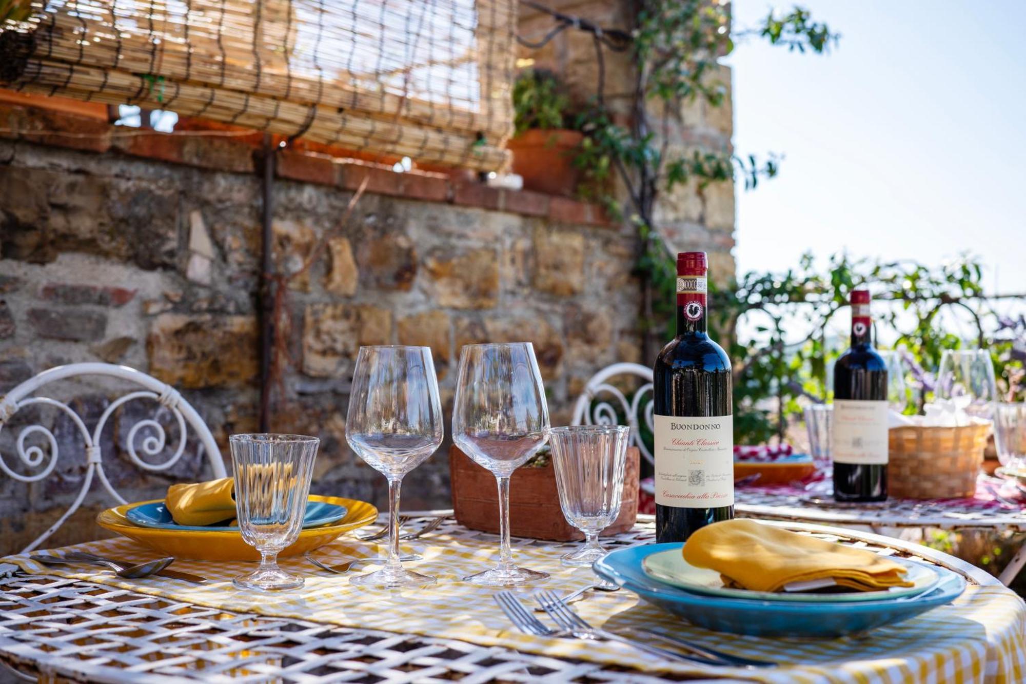Le Terrazze Del Chianti B&B Residenza D'Epoca E Di Charme San Donato in Poggio Exteriör bild